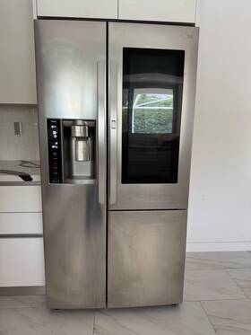 Lg Rlsxc22396s Refrigerator 22 Cu Ft Smart Wifi Instaview Door-in-door Counter-depth