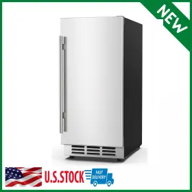 4801161-hc-100a Lioncho 15 Inch Under Counter Beverage Refrigerator Stainless Steel Outdoor Fridge