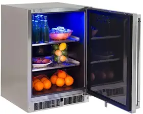 Lm24refr Lynx Professional Grill Series 24 Inch Stainless Compact Refrigerator -