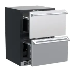 Mpdr424-ss71a Marvel Professional 24 Inch Undercounter All Refrigerator Drawers In Stainless