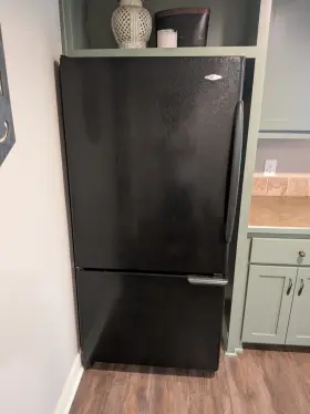 Mbf2254heb Maytag Black Bottom-freezer Refrigerator Electronic Dual Cool