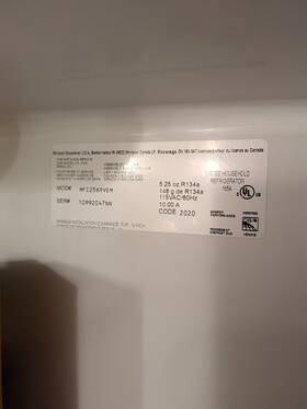 Maytag Mf12569vem French Door Refrigerator 24.9 Cu. Ft. Silver Water Dispenser Ice Maker