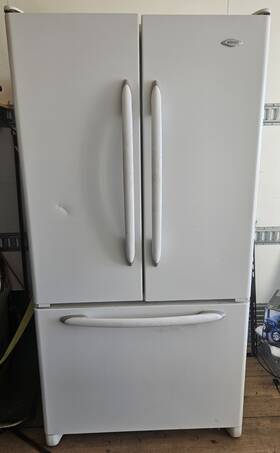 Maytag Mfd2561hew White Cu. Ft. French Door Refrigerator W Electronic Dual Cool