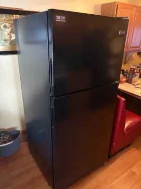 Mrt118fzeeoo Maytag Refrigerator Clean Runs Great From Estate Black Nice P/u Ne Oh