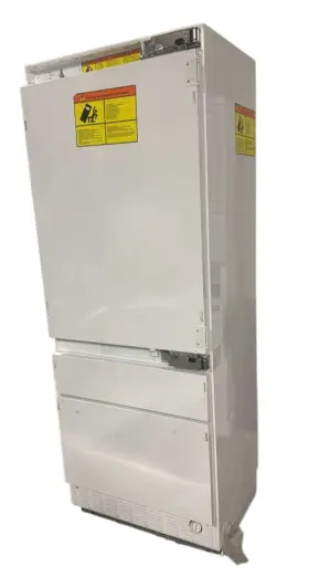 Hzlf3876 Monogram 30 Inch Built-in Bottom Freezer 2-drawer Refrigerator White