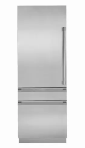 Zic30gnnii Monogram 30 Inch Built-in Panel Ready Bottom Freezer Refrigerator -