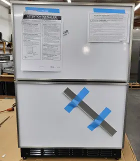 Zidi240hii Monogram 24 Inch Panel Ready Double Drawer Refrigerator