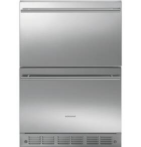 Monogram Zids240hass Zids240hss 24 In Built-in Double-drawer Compact Refrigerator