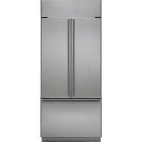 Zips360nhss Monogram 20.6 Cu. Ft. French Door Built-in Refrigerator - Stainless