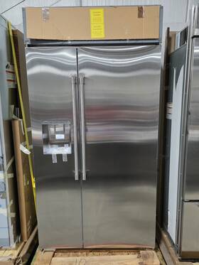 Monogram Ziss420dnhss Ge 42 Inch Stainless Built-in Refrigerator With 4 Year Warranty