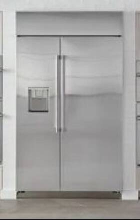 Monogram Ziss480dn 48 Inch Counter Depth Built-in Sidebyside Smart Refrigerator Pics