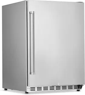Ncr053ss00 Newair 24 Inch Commercial Built-in Or Under Counter Refrigerator 5.3 Cu. Ft