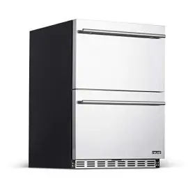 Nof100ss00 Newair 24 Inch Outdoor Fridge With Dual Drawers For Wine Beer And - Scratch Dent