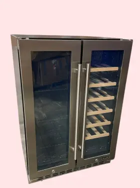 Nwb080ss00 Newair 58-can 18-bottle Premium Dual Zone Beverage Fridge 24 Inch #u0663