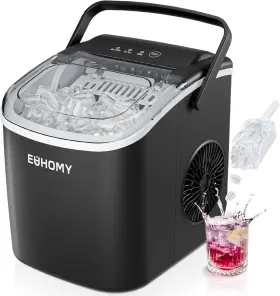 Im-06d-hm No Countertop Ice Maker Machine With Handle 26lbs In 24hrs 9 Cubes Ready
