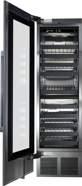 Cr24d14l-perlick Perlick Cr24d14l 24 Inch Built-in Wine Column Panel Ready Left Hinge Disco Overstock