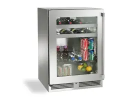 Hp24bo-3-3l Perlick Hh24ro-3-3l New Under Counter Outdoor Refrigerator - Msrp 3 644