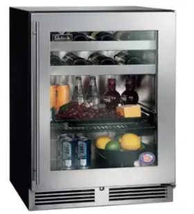 Hp24cs43r Perlick Under-counter Refrigerator Dual Temperature Zones Open Box