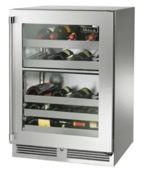 Hp24ds43r Perlick 24 Inch Dual Zone Stainless Steel Wine Cooler Right Hinge