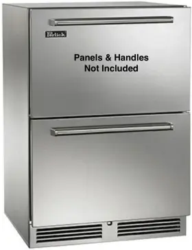 Hp24fs36 Perlick Signature Series 24 Inch Built-in Undercounter Freezer Drawers -