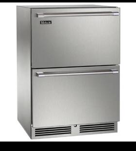 Perlick Hp24rs4e 24 Inch Built-in Undercounter Refrigerator Double Drawers