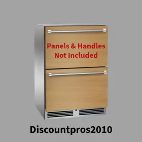 Hp24zs4g Perlick 24 Inch Dual-zone Refrigerator/freezer Drawers Panel-ready