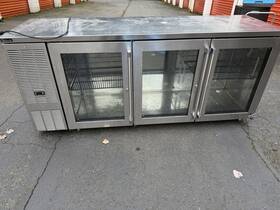 Perlick Ww-g-n-t-h1 Local Pick Up Only 3-door Glass Refrigerator Model Bbs84-