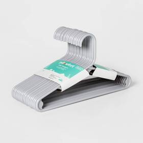Pillowfort 5895904 Kids Hangers 18pk Gray