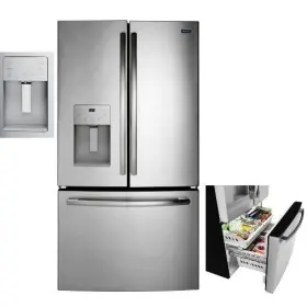 Xfe26jsmss Premium Xfe26 Made In Usa French Door Refrigerator 25.6 Cu. Ft. Crosley