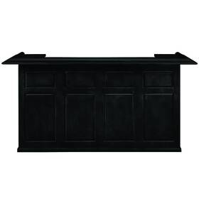 Dbar84 Ram Game Room 84 Inch Bar - Black