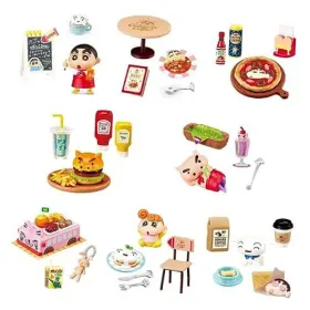 B-4y99000y1r-009-44127  Re-ment Reement Crayon Shin-chan Cafe Box Product 8 Types Set Of Approx. H
