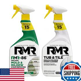 Rmr Brands B0d936m5h5 Mold Stain Eraser Max Pack - No-scrub Tub Tile And Outdoor Cleaner