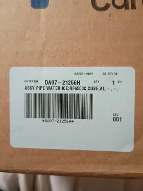 Rf6500c.cube.al Samsung Da97-21256h Assy Pipe Water Ice Genuine Oem
