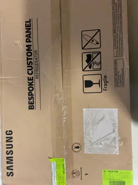 Ra-f18duu12 Samsung White Glass Top Panel For 4-door Flex French Door Fridge