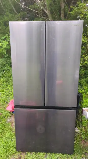 Rf18a5101sg Samsung Counter Depth Refrigerator In Black Stainless Steel Nib