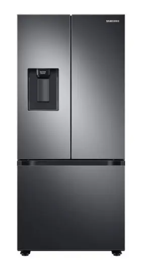 Rf22a4221sg Samsung 30 Inch Smart French Door 22 Cu. Ft. Refrigerator -