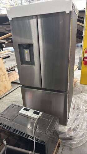 Samsung Rf22a4221sr 22-cu Ft Smart French Door Refrigerator With Ice Maker Atl