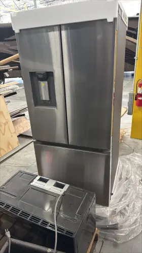 Rf22a4221sr Samsung 22-cu Ft Smart French Door Refrigerator With Ice Maker Atl