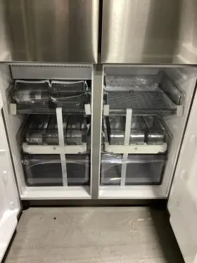 Rf23a9671sr Samsung 36 Inch Stainless Steel Integrated Handle Counter Depth Fridge