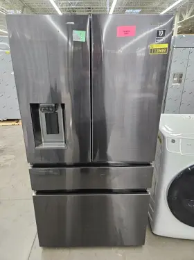 Rf23m8070sg Samsung 36 Inch Black Stainless Cd French Door Refrigerator Nob #113699
