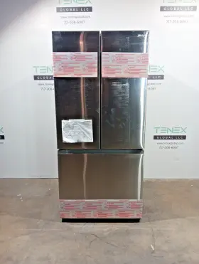Rf25c5151sr Samsung 25 Cu. Ft. 33 Inch 3-door French Door Refrigerator With Dual Auto Ice Maker