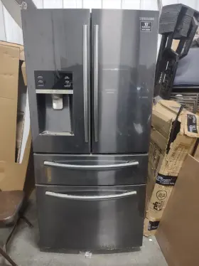 Rf25hmedbsg Samsung 4-door French Door Stainless Steel Fingerprint Resistant