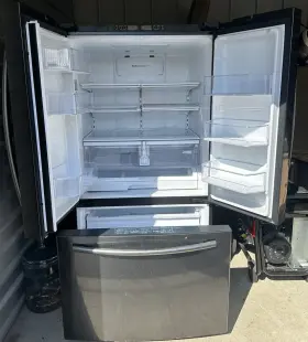 Rf261beaesg Samsung Black French Door Refrigerator Twin Cooling Frost-free