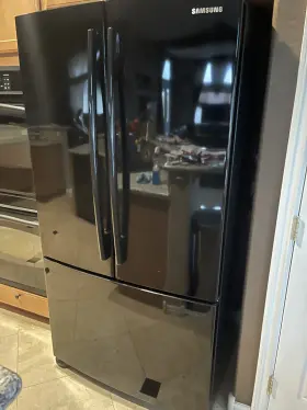 Rf266aabp Samsung French Door Black Refrigerator Works Great