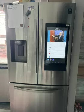 Rf27t5501sg Samsung 26.5 Cubic Feet French Door Refrigerator