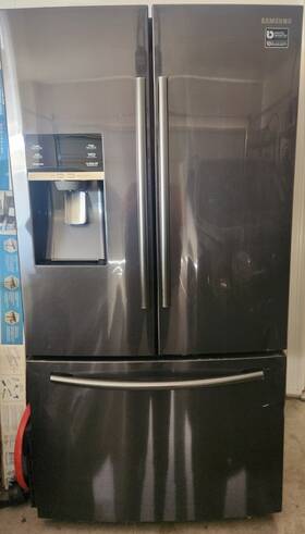 Samsung Rf28hfedbsg Black Stainless Steel French Door Refrigerator Ice Maker Water Dispenser