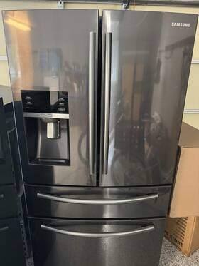 Samsung Rf28hmedbsg Refrigerator For Local Pickup