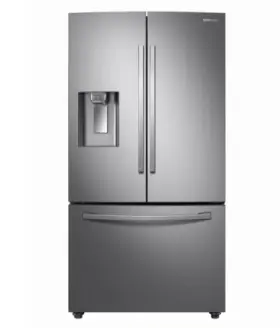 Rf28r6221sr Samsung 36 Inch Smart French Door 28 Cu. Ft. Refrigerator -