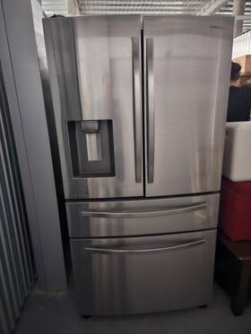 Samsung Rf28r7201sr/aa 28 Cu Ft 4-door French Door Stainless Refrigerator Wi-fi Ice/water