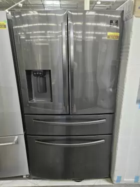 Rf28r7351sg Samsung 36 Inch Black Stainless French Door Refrigerator #93763